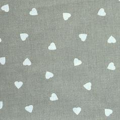 coton coeur gris