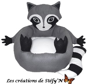 couffin raton laveur furet cochon d`inde rat