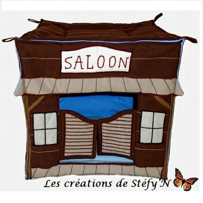 cabane saloon marron