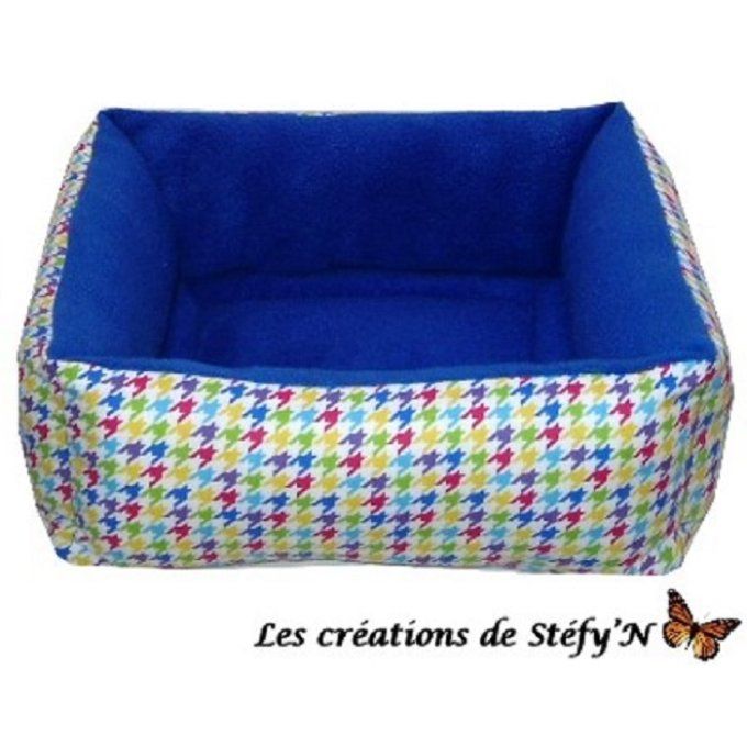 Couffin carré boudin en 2 parties coton + polaire