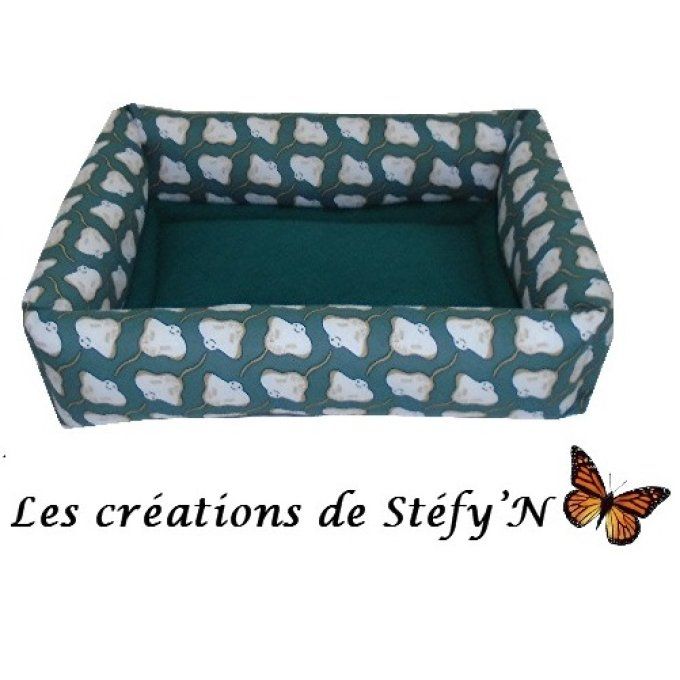 Couffin rectangulaire boudin tout en coton