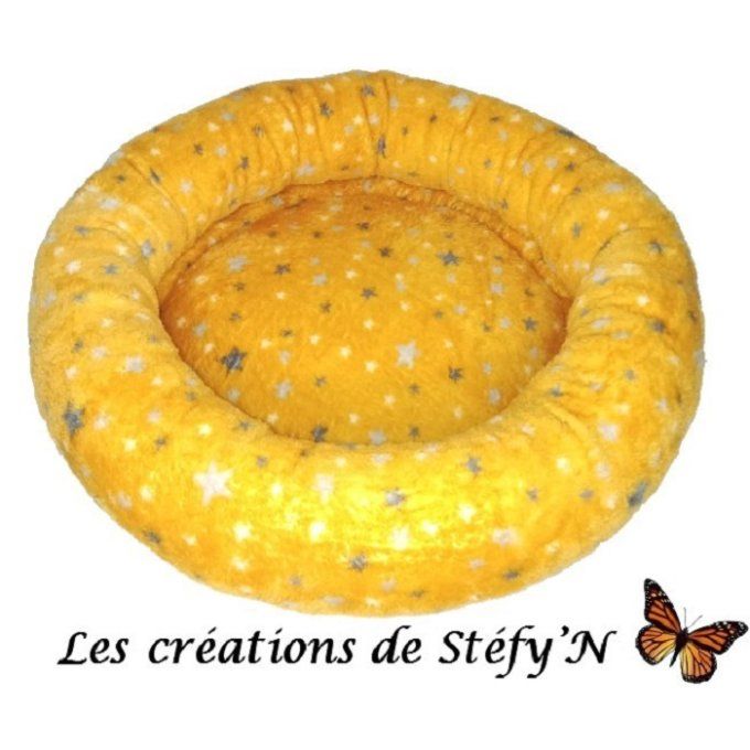 couffin rond en polaire doudou