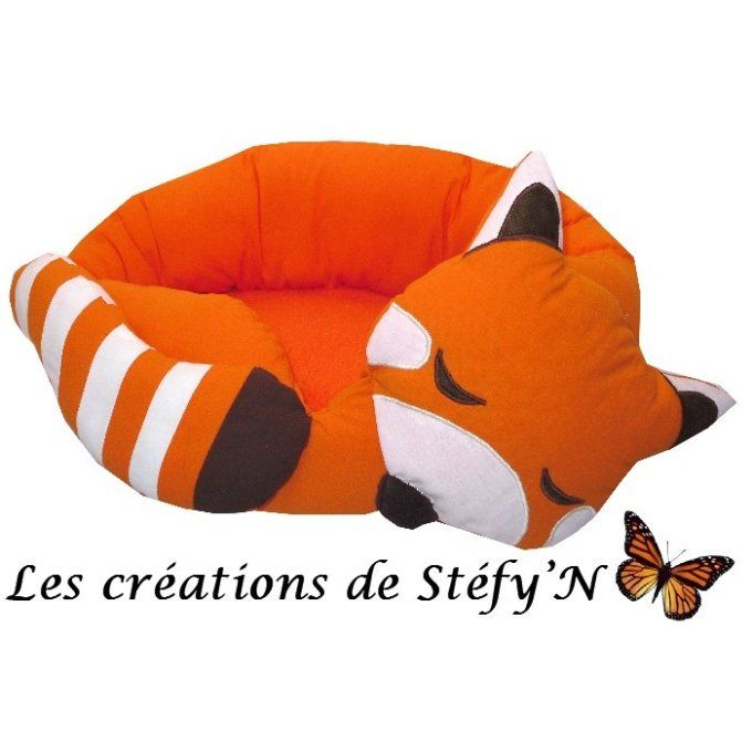 Couffin PANDA ROUX ENDORMI