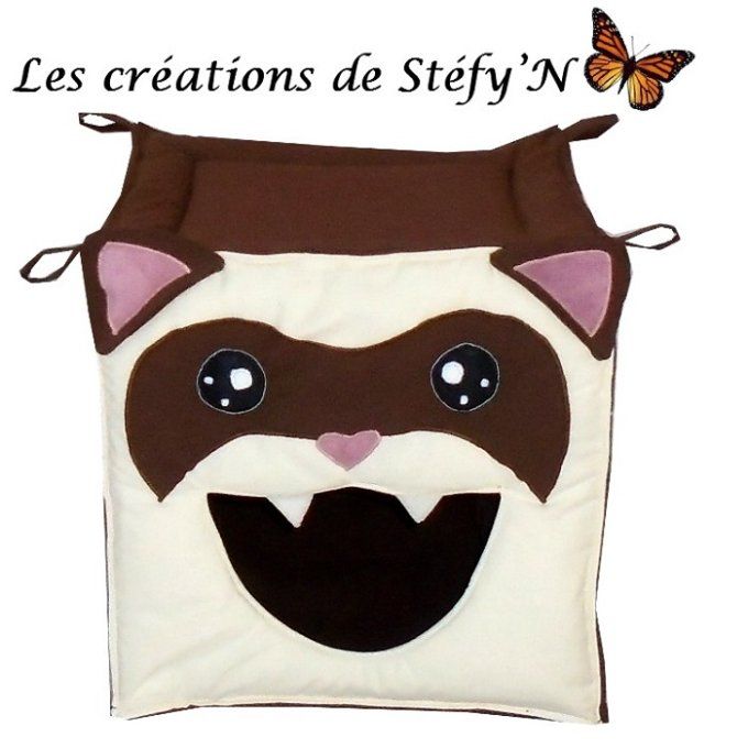 Cube FUFU multi-faces marron