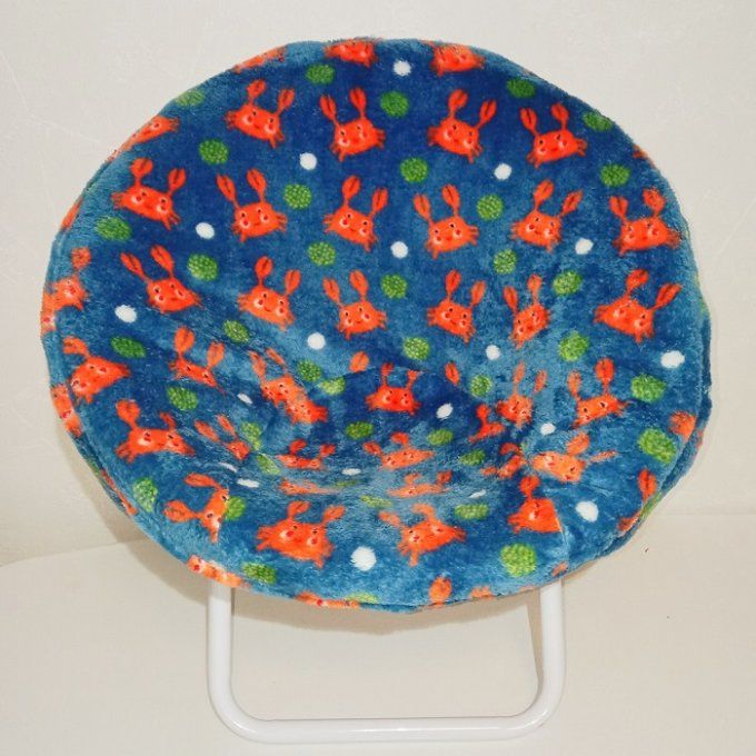 housse fauteuil loveuse lune polaire doudou