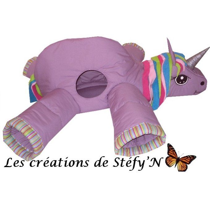 licorne tunnel mauve