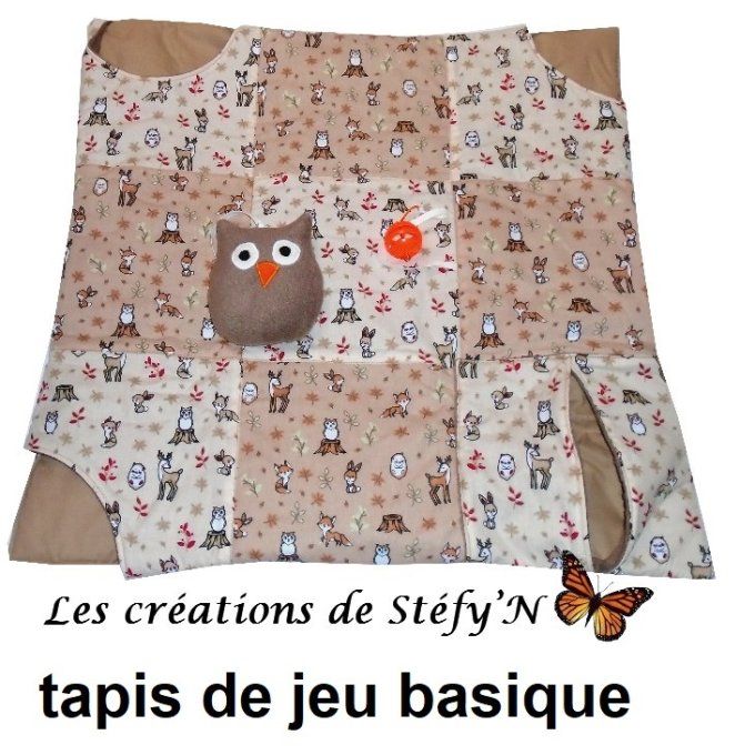 Tapis de jeu cachette (personnalisable)